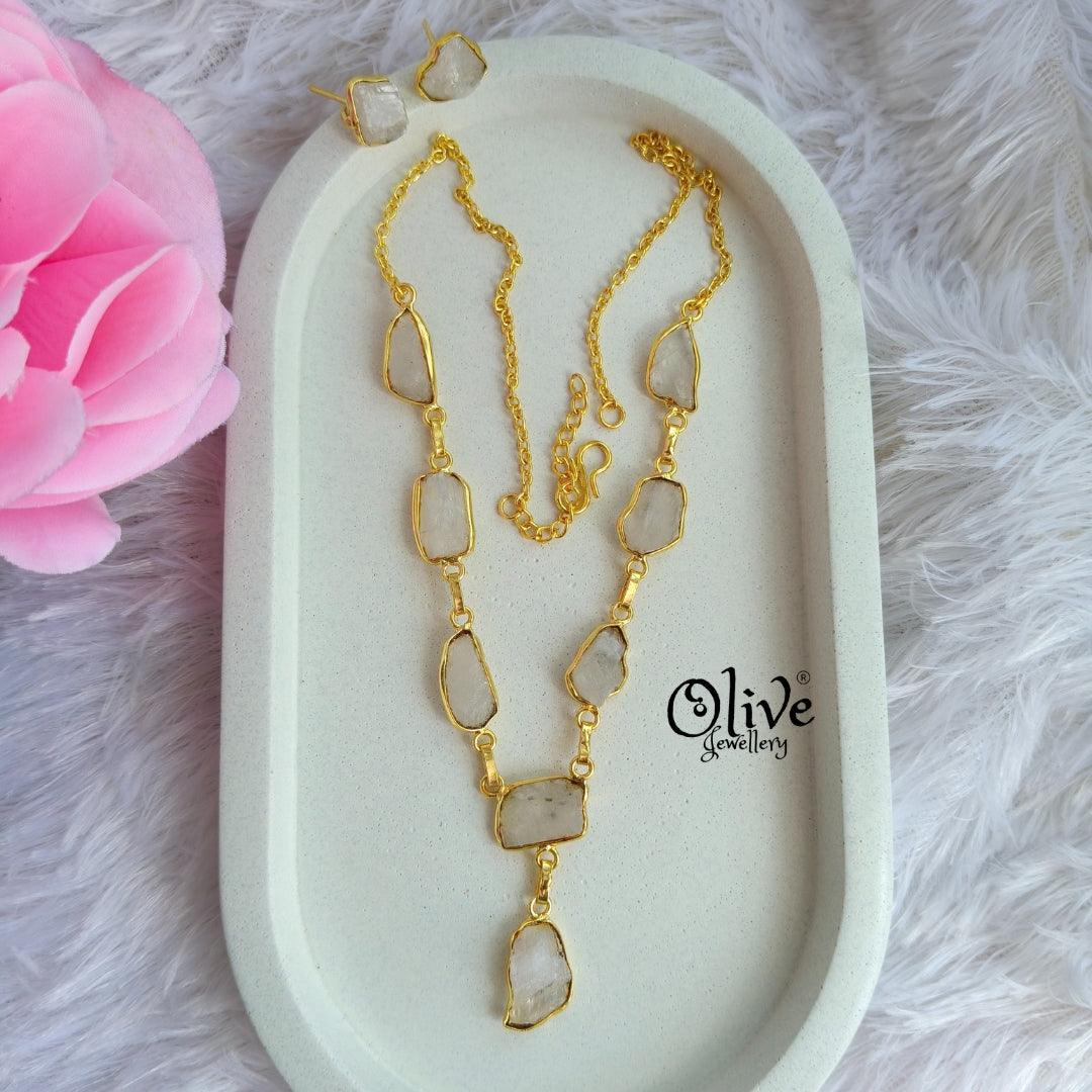 Natural Stone Neck Set-166