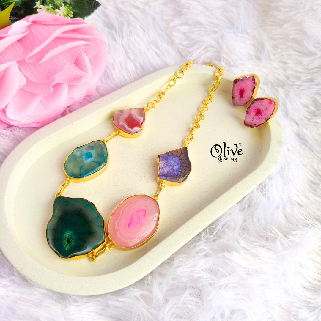 Natural Stone Choker- 205