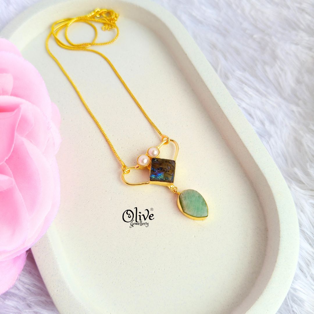 Natural Stone Pendent - 227