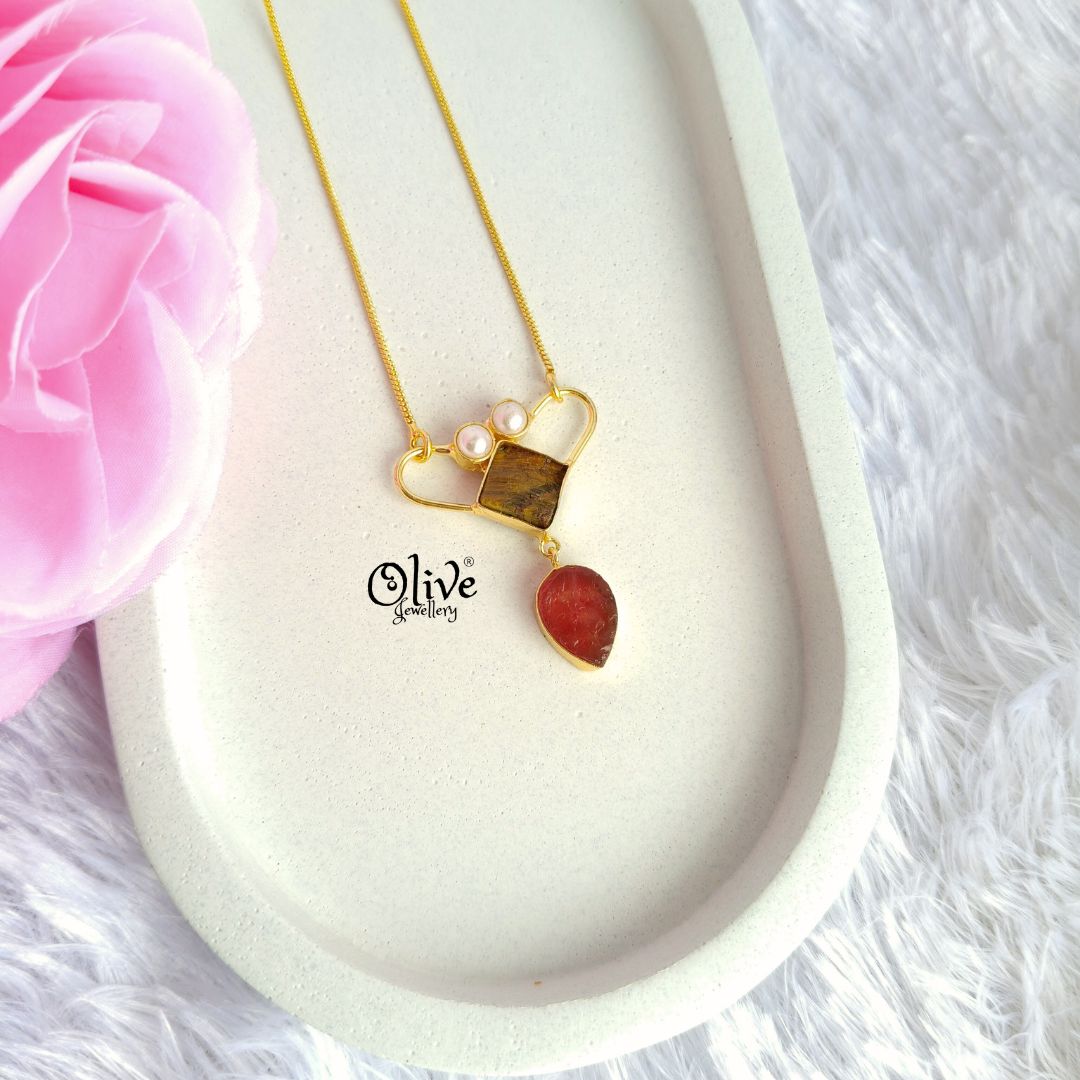 Natural Stone Pendent - 227