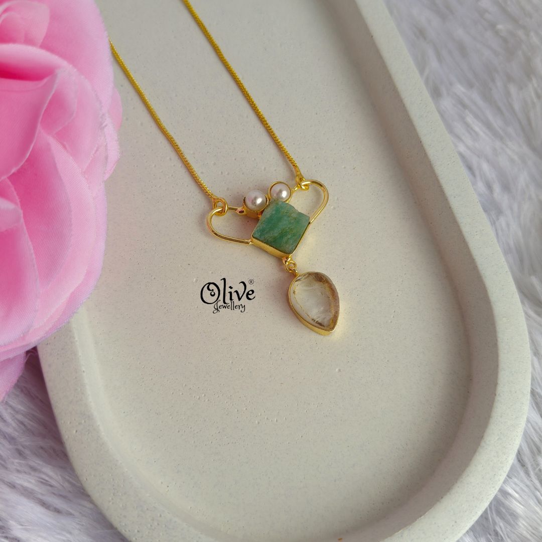 Natural Stone Pendent - 227