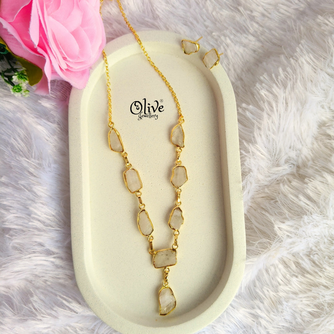 Natural Stone Neck Set-166