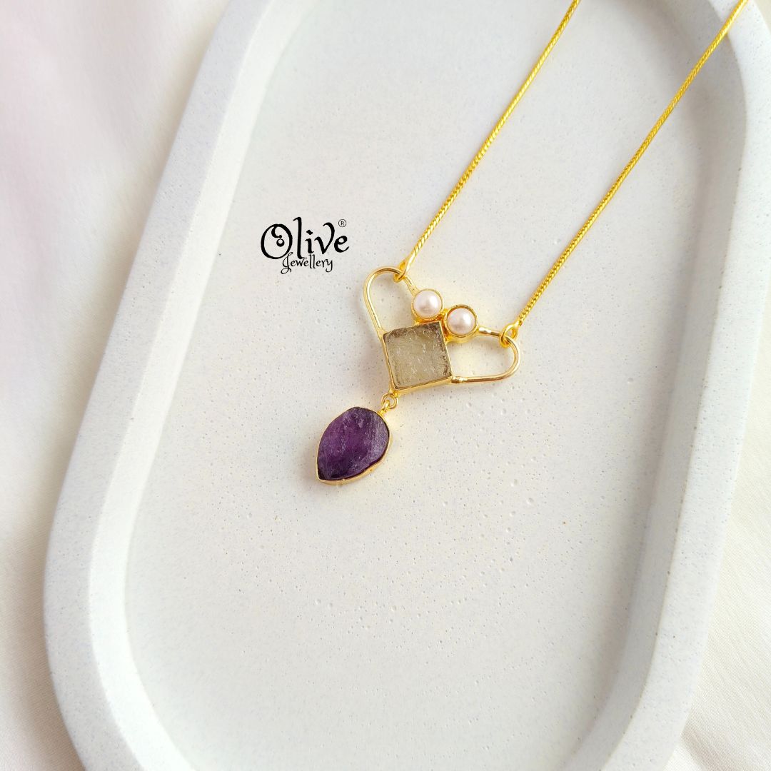 Natural Stone Pendent - 227