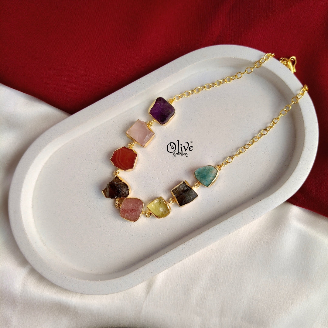 Natural Stone Choker - 427