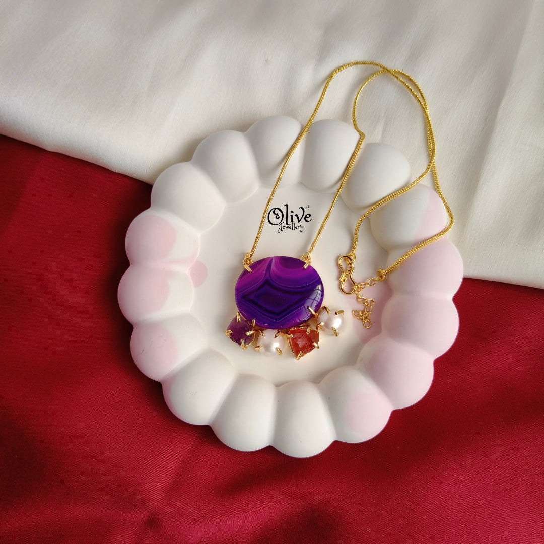 Natural Stone Pendant - 430