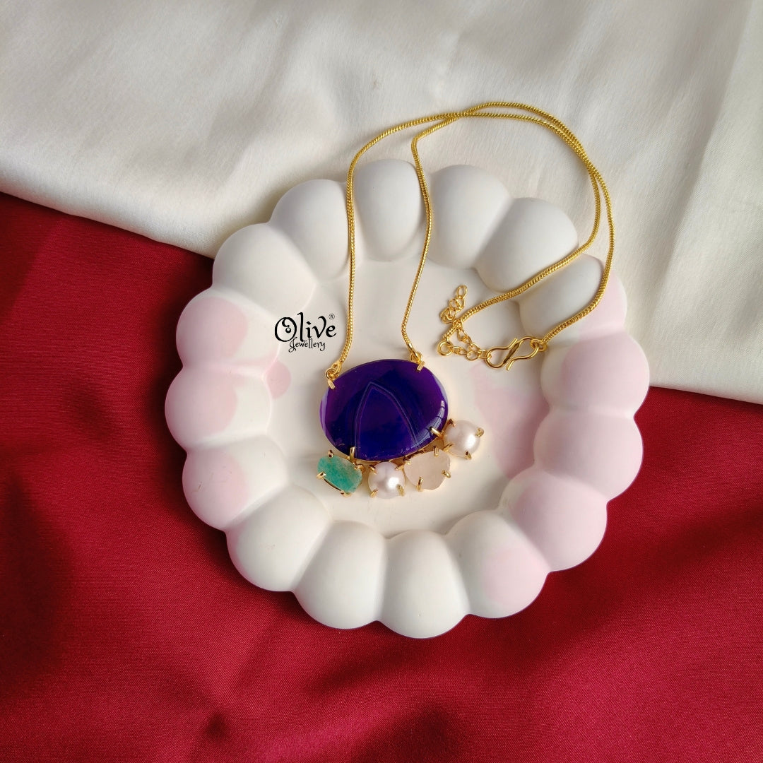 Natural Stone Pendant - 435