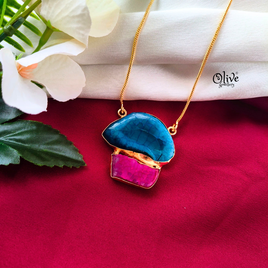 Natural Stone Pendent - 454