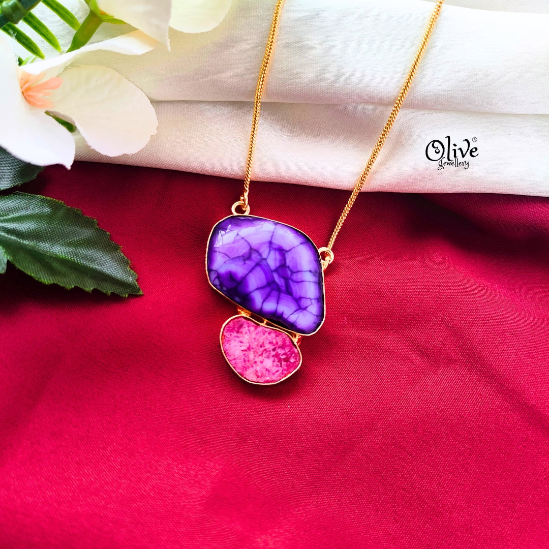 Natural Stone Pendent - 461