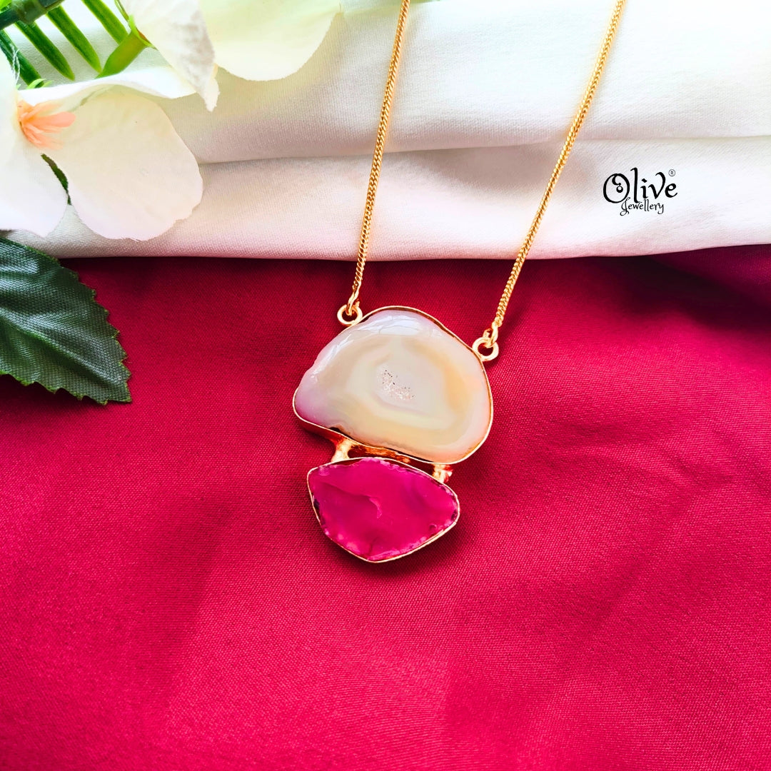Natural Stone Pendent - 465