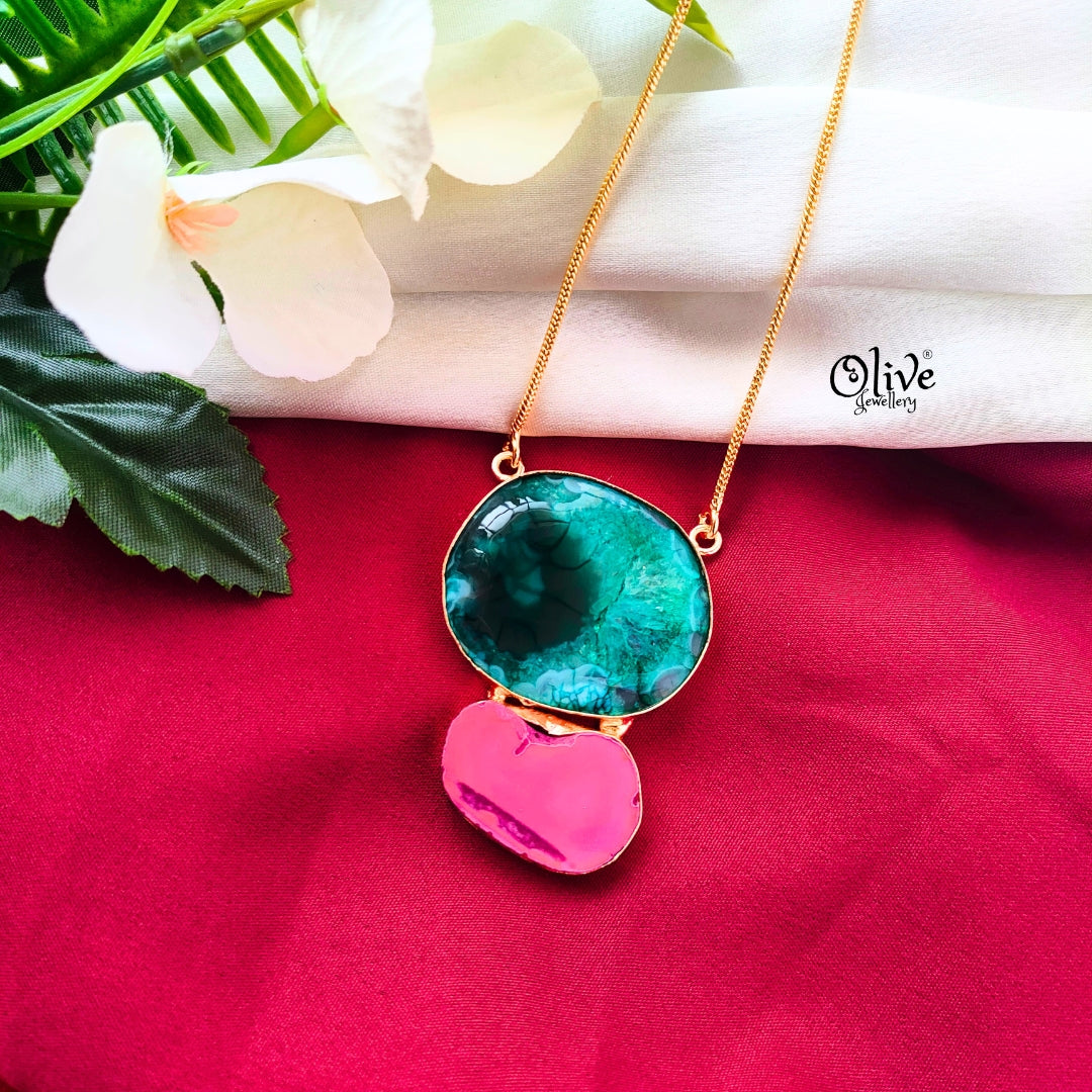 Natural Stone Pendent - 473