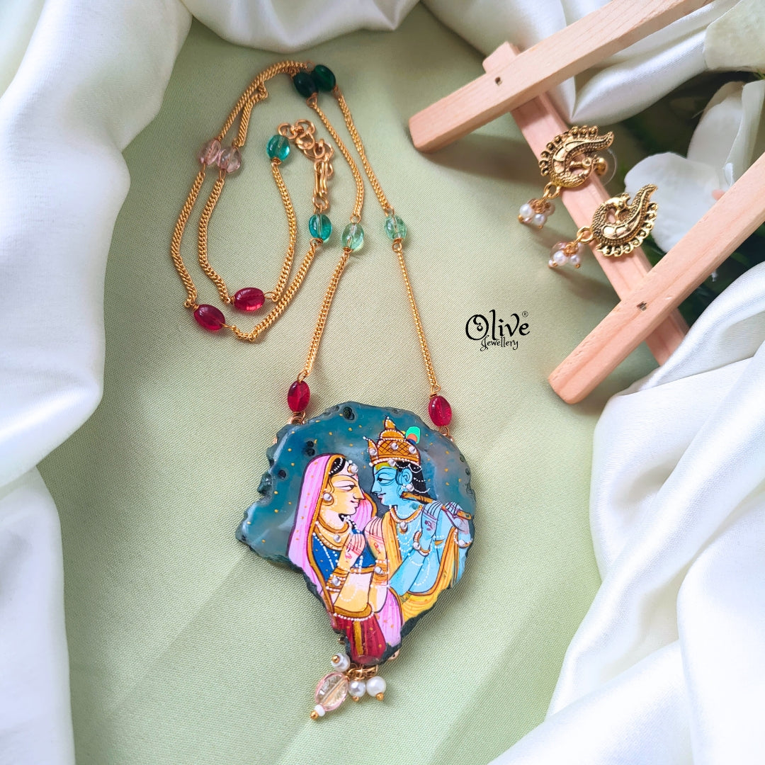 Radhakrishna Pendant -553