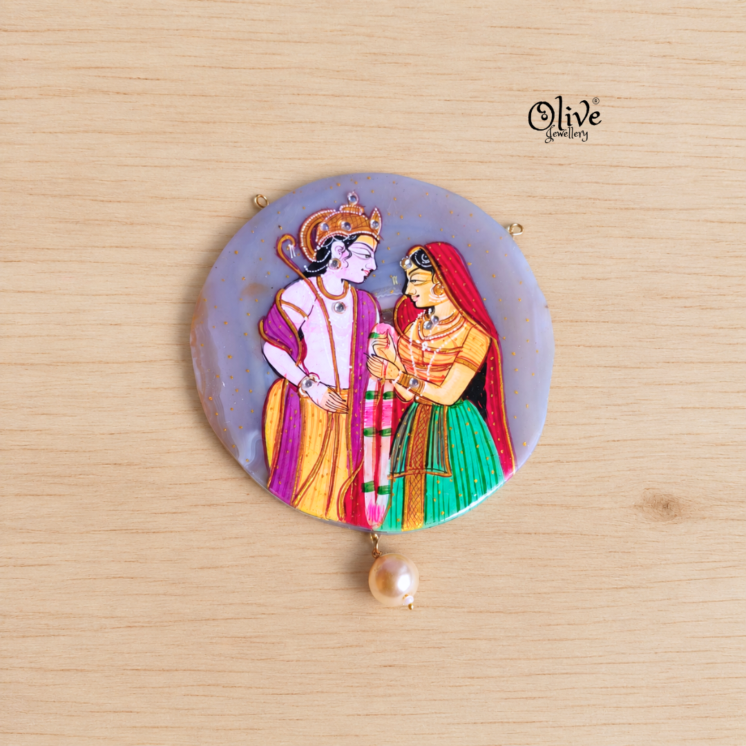 Natural Stone Pendant-987