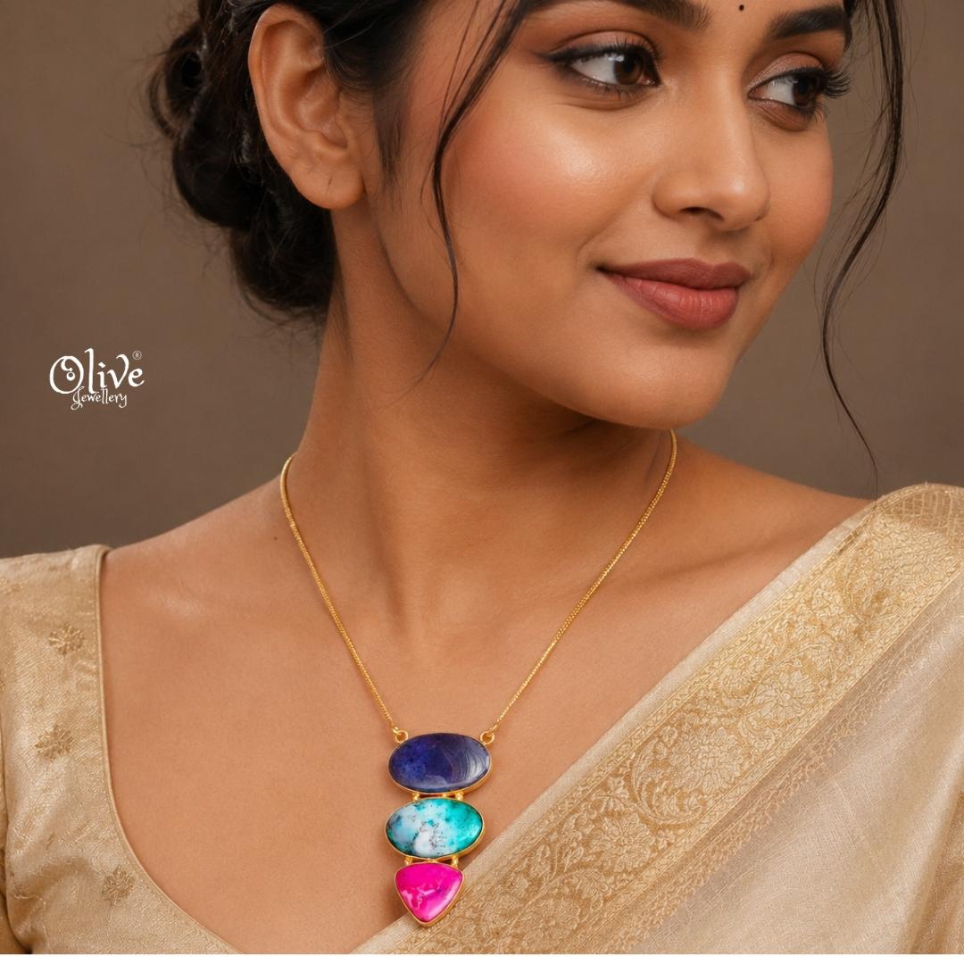 Natural Stone Pendant-1049