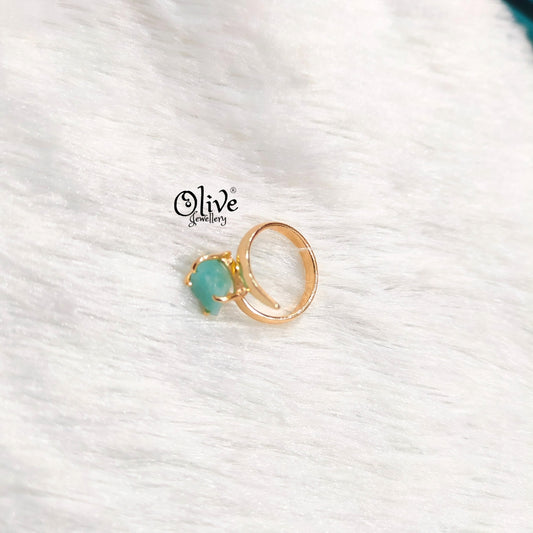 Natural Stones Finger Rings - Claw Fitting - Small Size