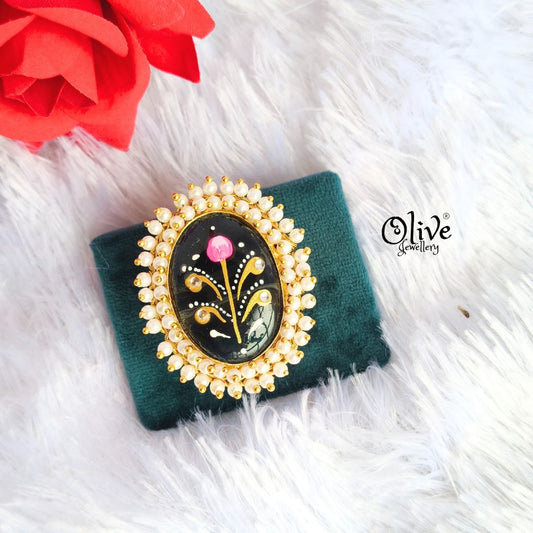 Natural Stone Tanjor Finger Rings - 84