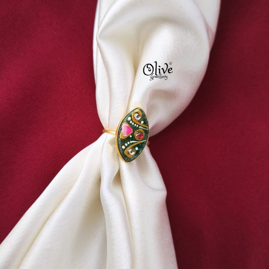 Natural Stone Tanjor Finger Rings -97