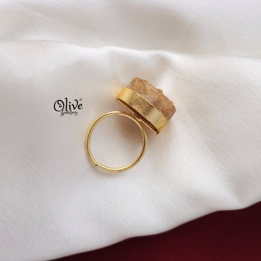 Natural Stone Tanjor Finger Rings -106