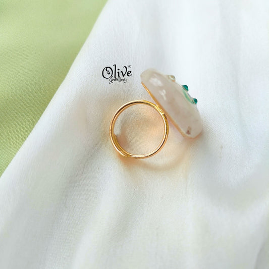Natural Stone Tanjor Finger Rings -133
