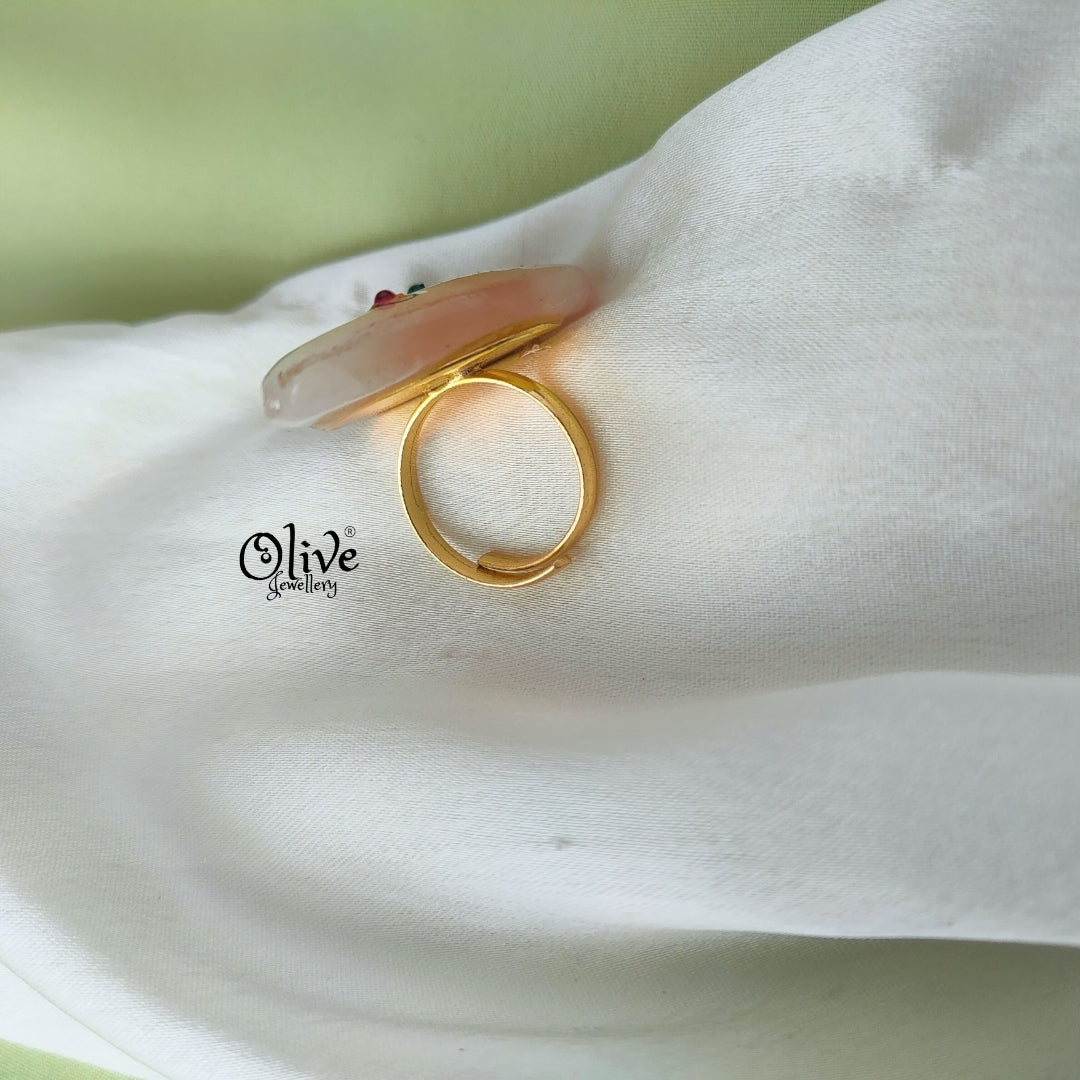 Natural Stone Tanjor Finger Rings -135