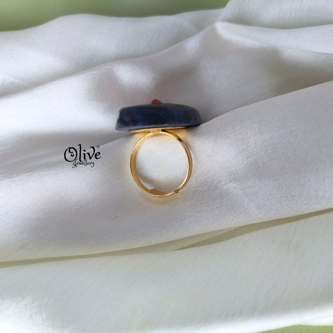 Natural Stone Tanjor Finger Rings -140