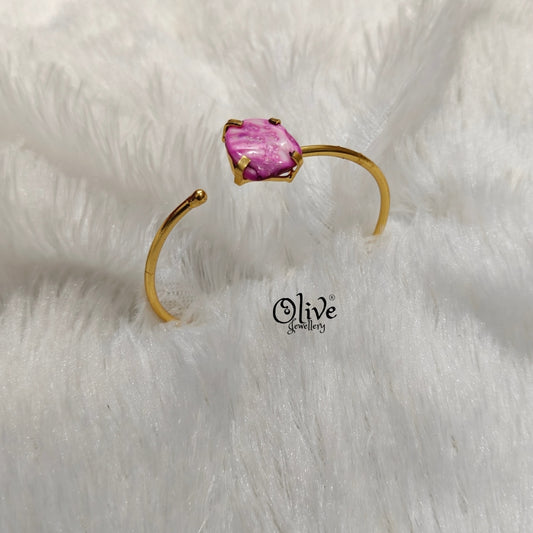 Natural Stones Kada - Claw Fitting - MOP