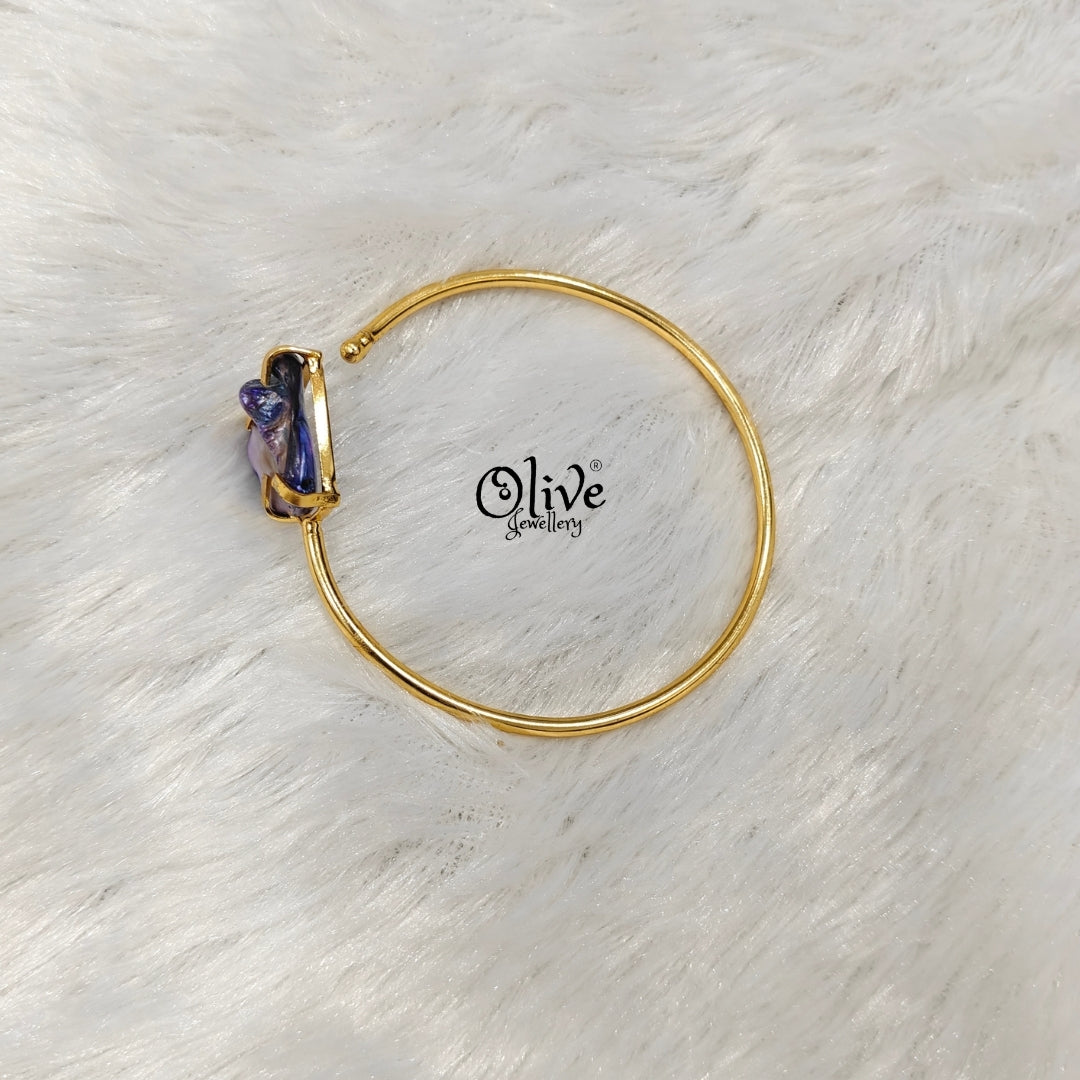 Natural Stones Kada - Claw Fitting - MOP