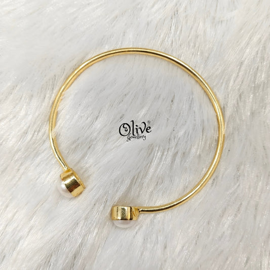 Fresh Water Pearls - Collet Fitting - Two Pearls