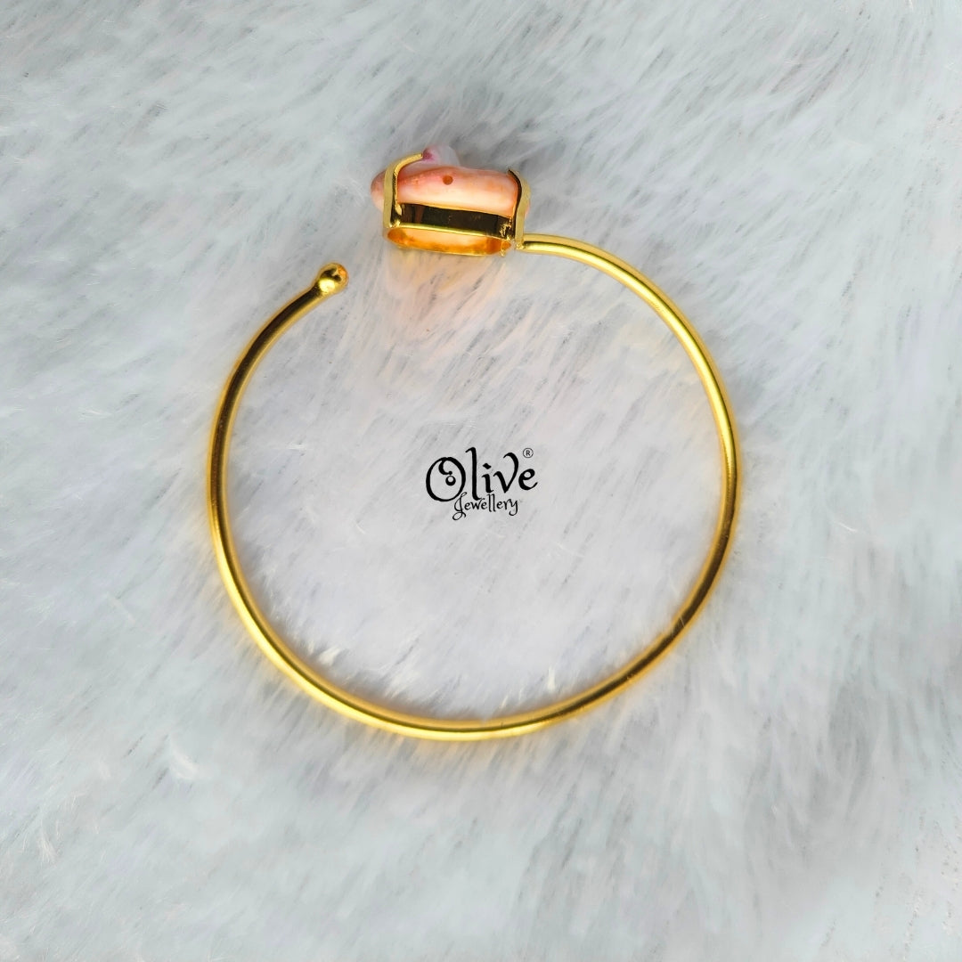 Natural Stones Kada - Claw Fitting - MOP