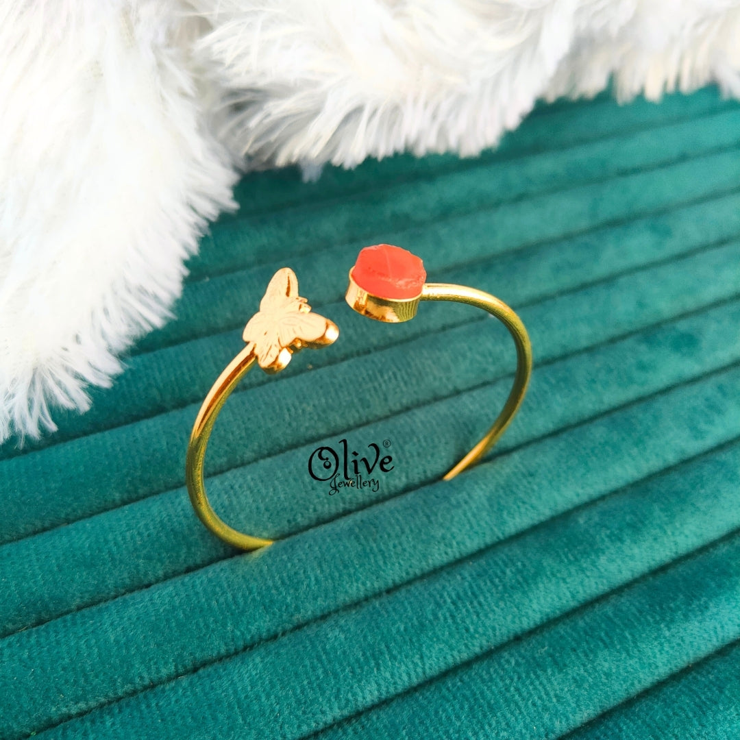 Natural Stone Kada - Collect Fitting - Single Stone