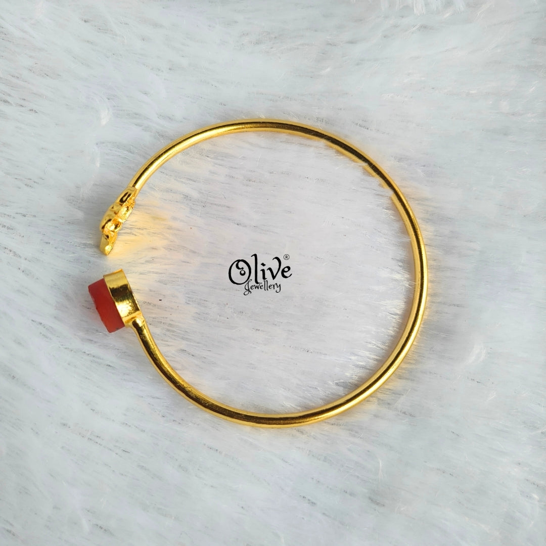 Natural Stone Kada - Collect Fitting - Single Stone