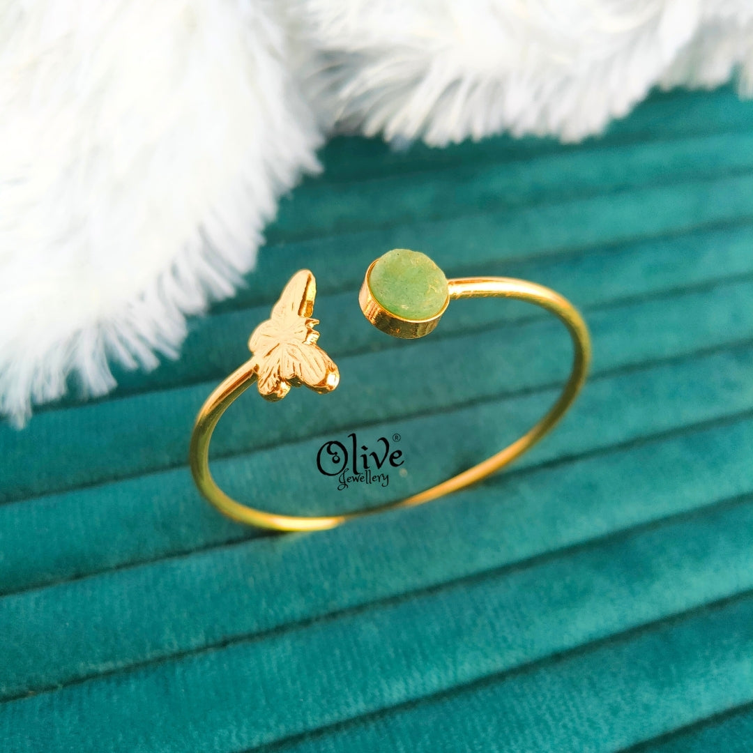 Natural Stone Kada - Collect Fitting - Single Stone