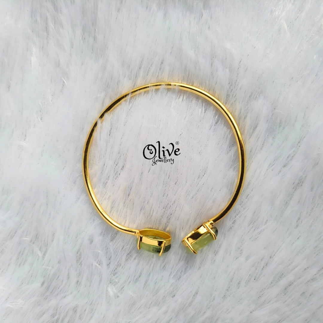 Natural Stones Kada - Claw Fitting - Finished Shape