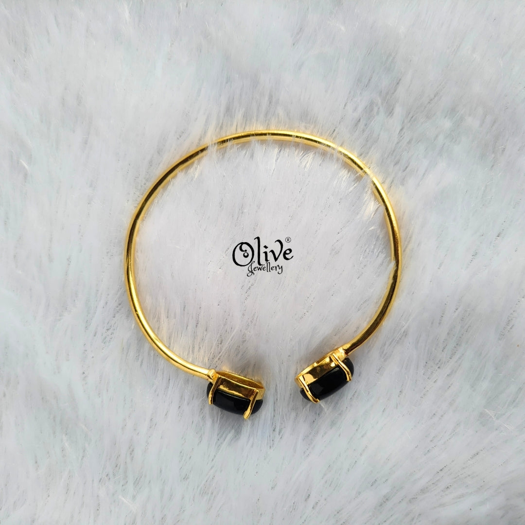 Natural Stones Kada - Claw Fitting - Finished Shape