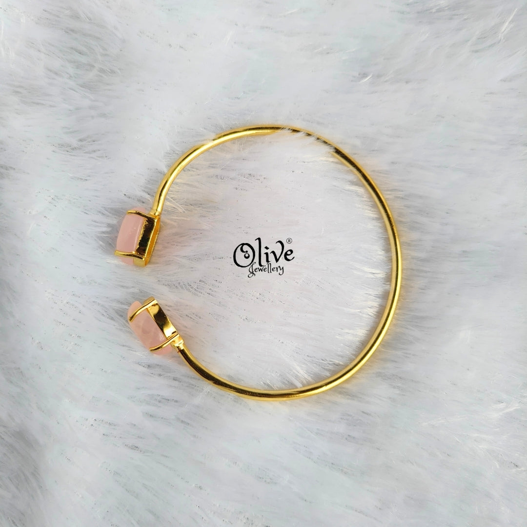 Natural Stones Kada - Claw Fitting - Finished Shape