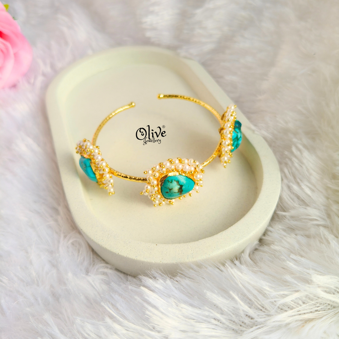 Natural Stones Kada - Collet Fitting