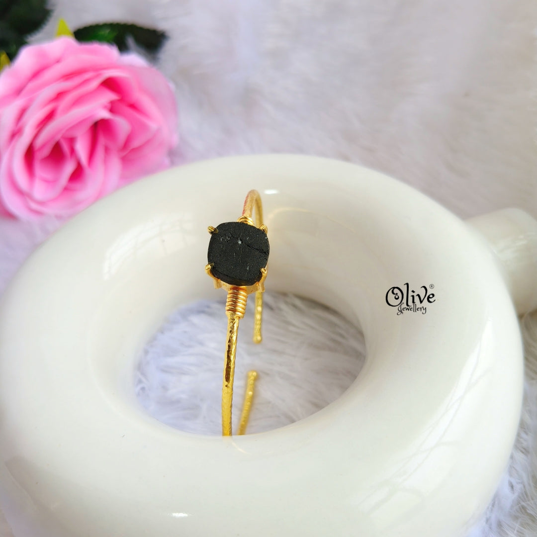 Natural Stones Kada - Claw Fitting - Rough Shape