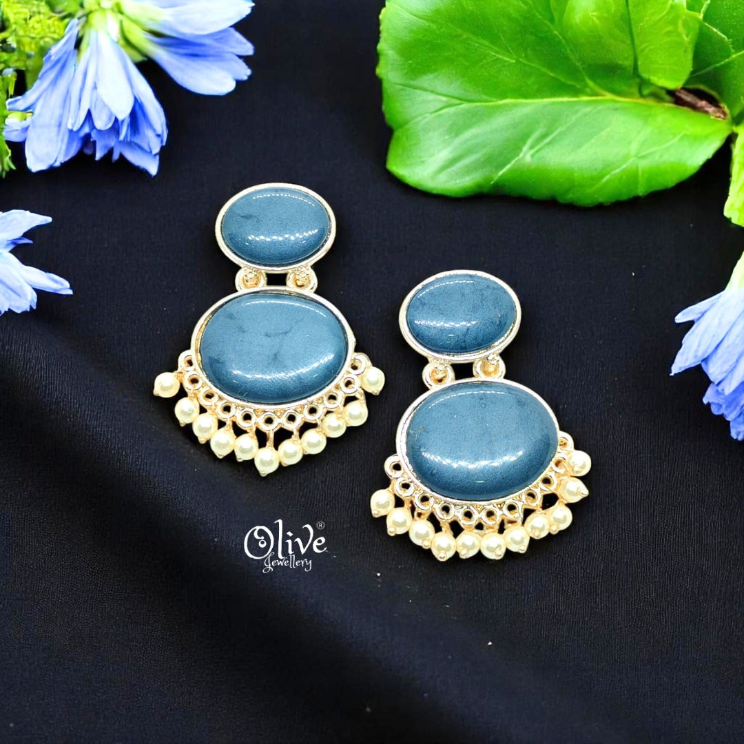 Oxidized Earrings - 1