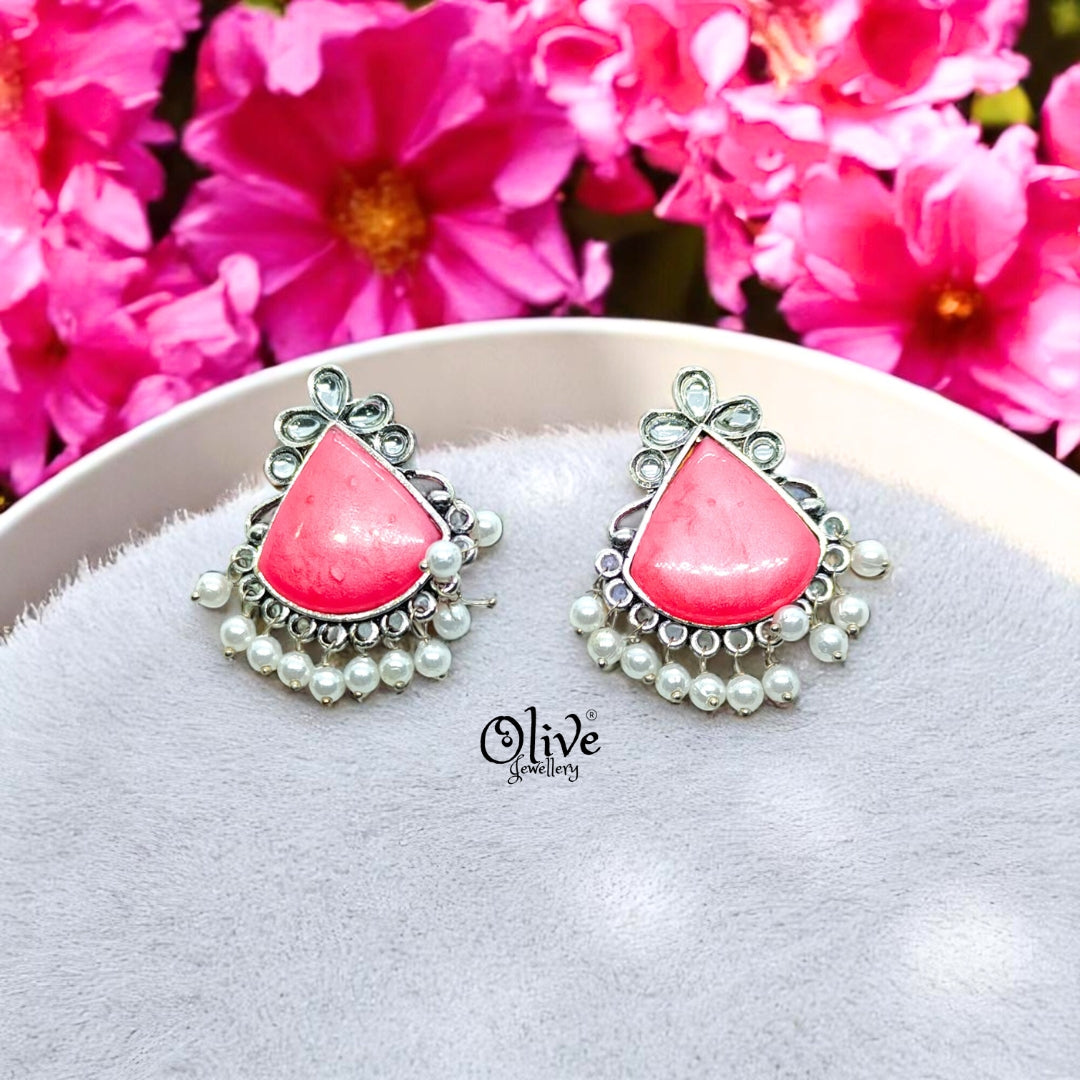 Oxidized Earrings - 90