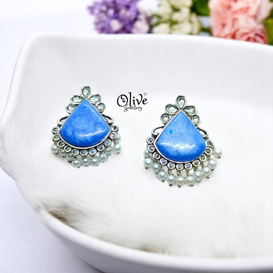 Oxidized Earrings - 90