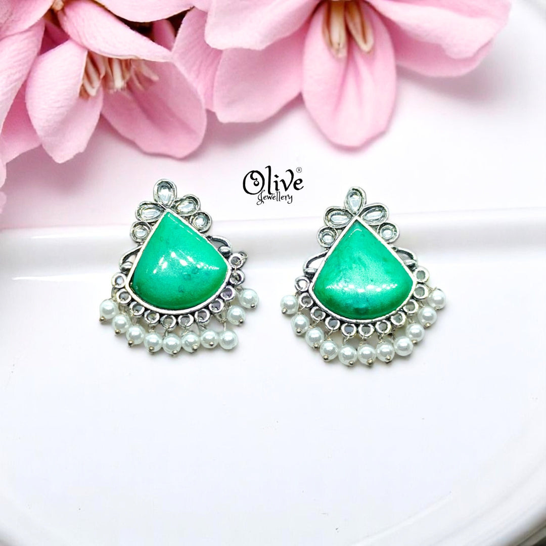 Oxidized Earrings - 90
