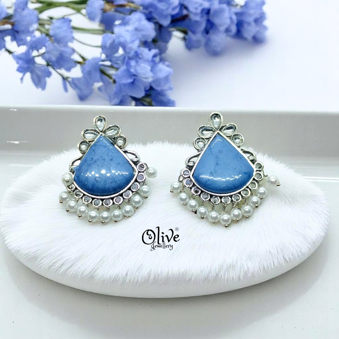 Oxidized Earrings - 90