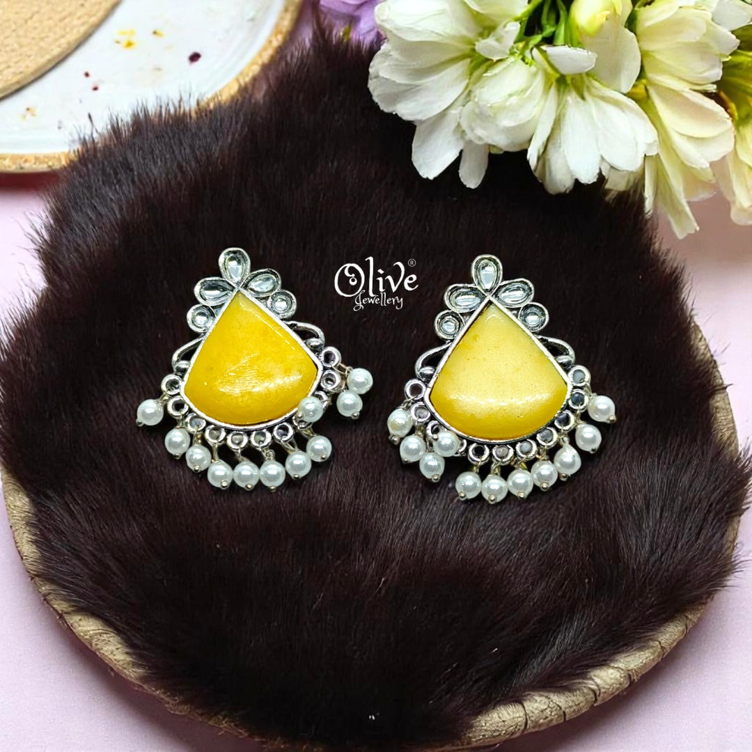 Oxidized Earrings - 90