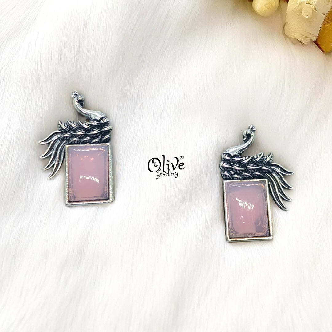 Oxidized Earrings - 116
