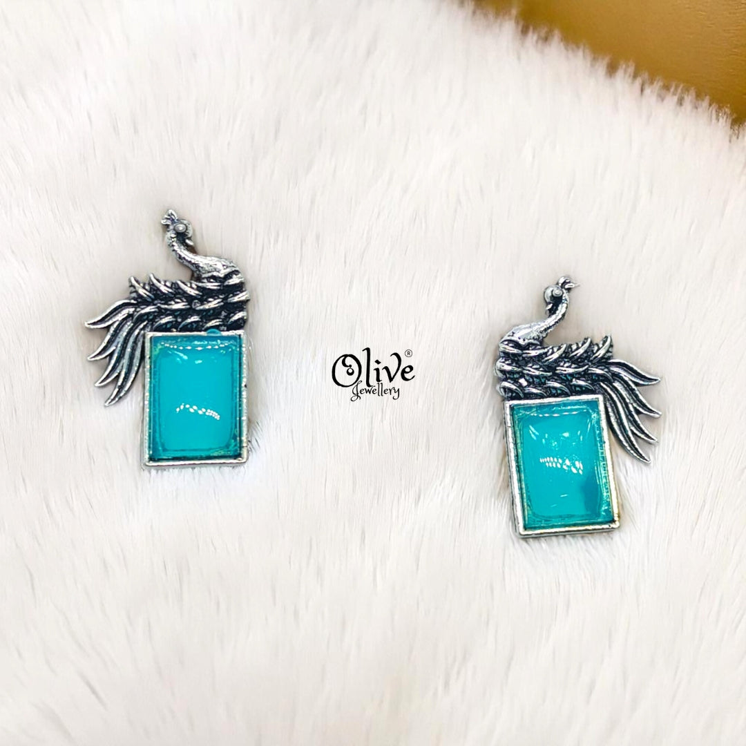 Oxidized Earrings - 116