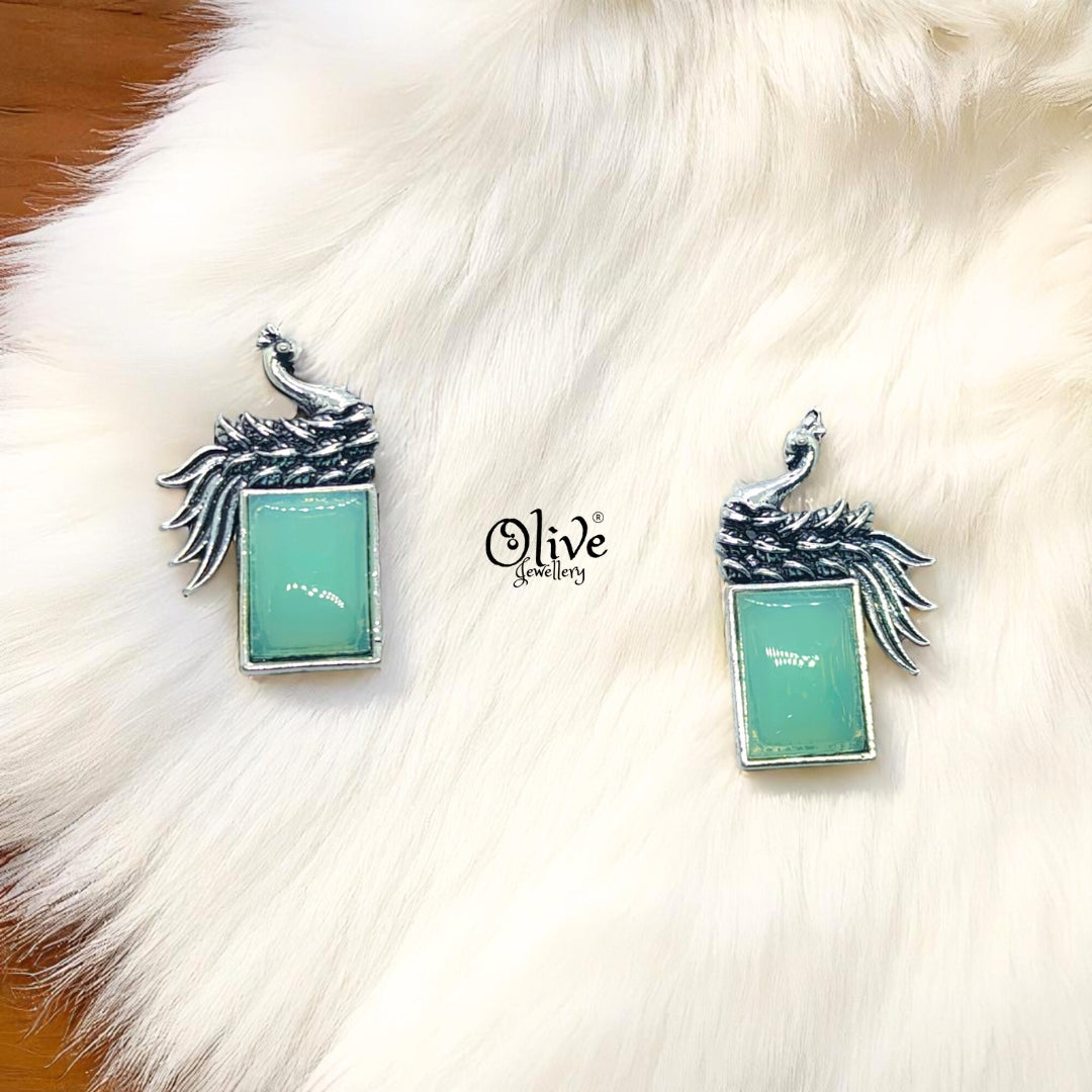 Oxidized Earrings - 116
