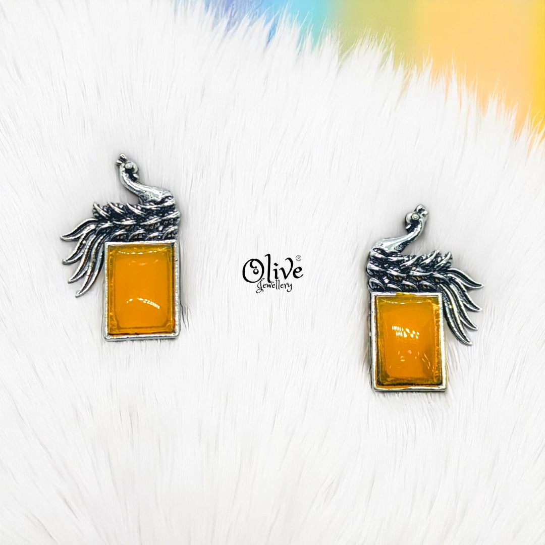 Oxidized Earrings - 116