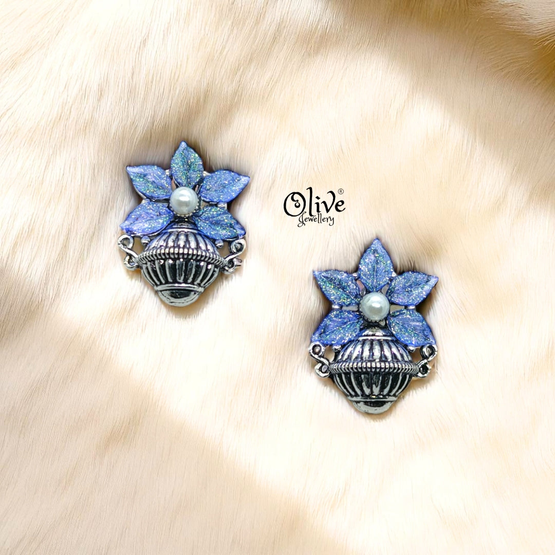 Oxidized Earrings - 126