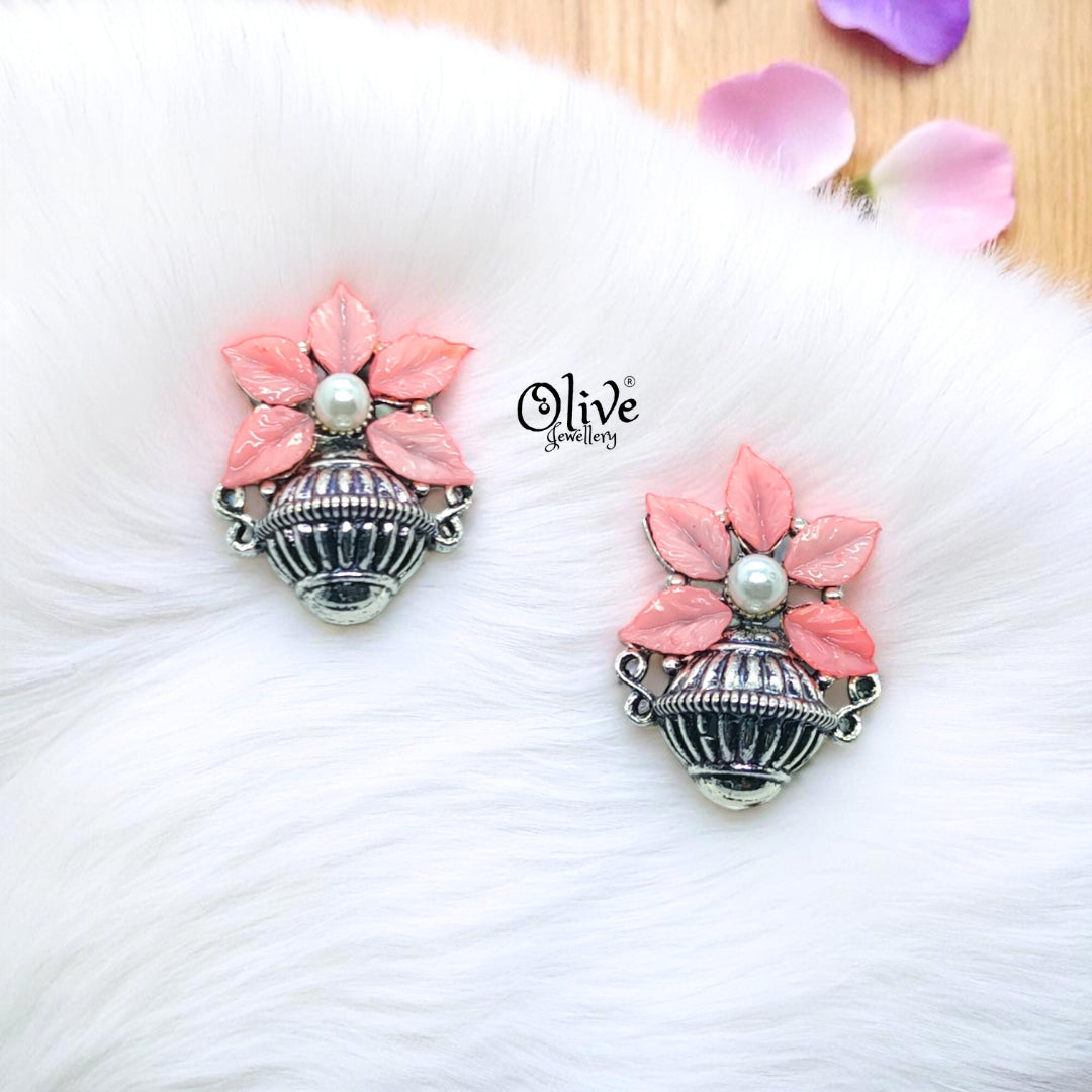 Oxidized Earrings - 126
