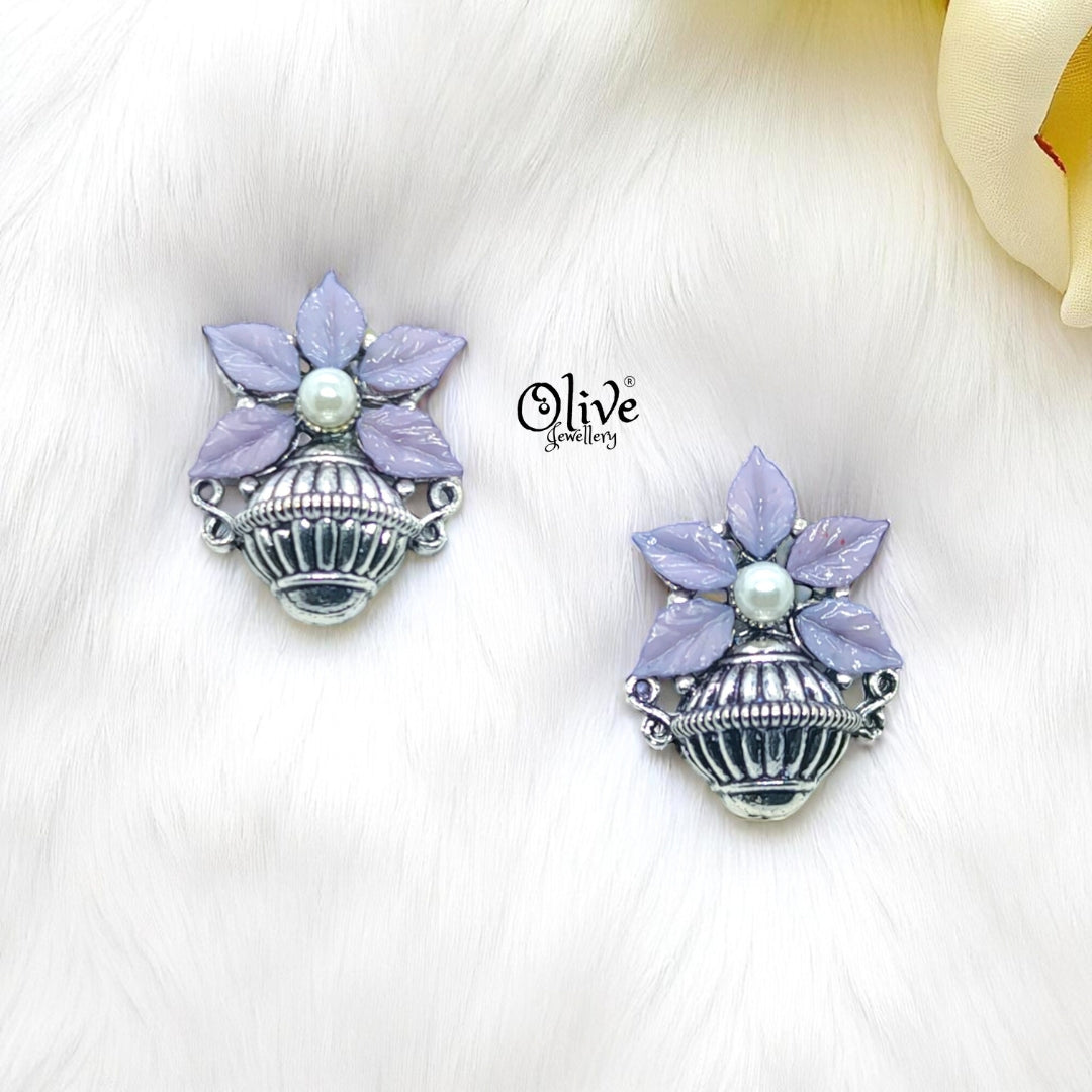 Oxidized Earrings - 126
