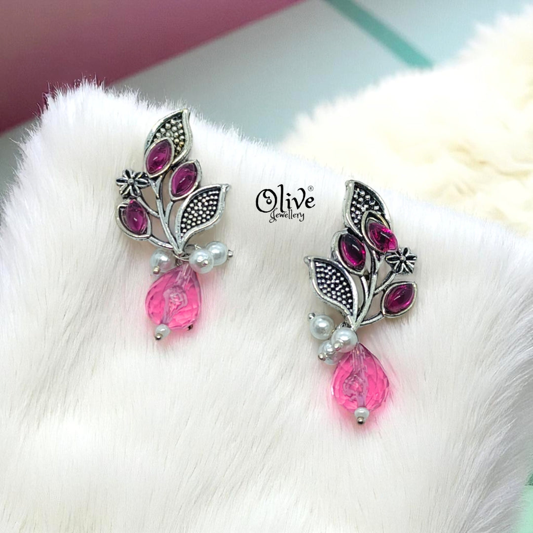 Oxidized Earrings - 146